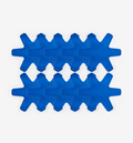 Misen blue silicone pan separators set of 8 arranged in grid
